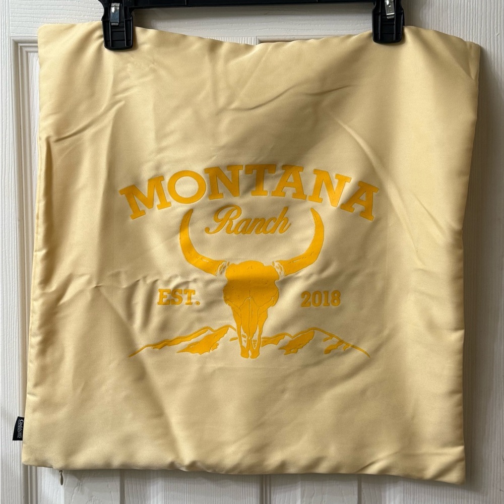 Homemade Montana pillow case‎